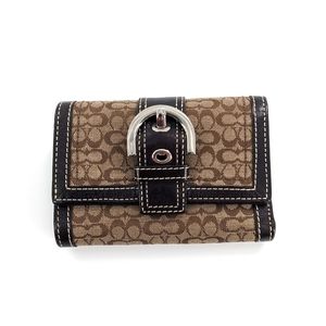 Coach signature wallet